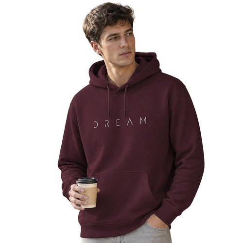 Nobero Printed Hoodies for Man | 280 GSM Rich Cotton Fleece Hooded Full Sleeve Sweatshirt for Man | Stylish Casual Wear Winter Hoodies for Men