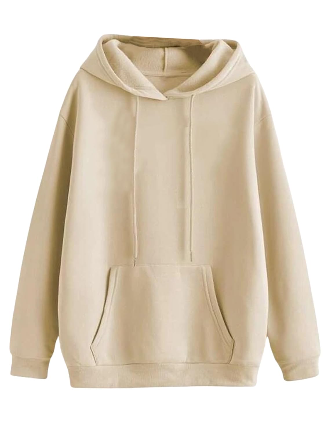 Veirdo® 280 GSM Cotton Fleece | Hooded Neck Full Sleeve | Regular Fit Sweatshirt | Solid Hoodie for Men | Sizes: S to 3XL