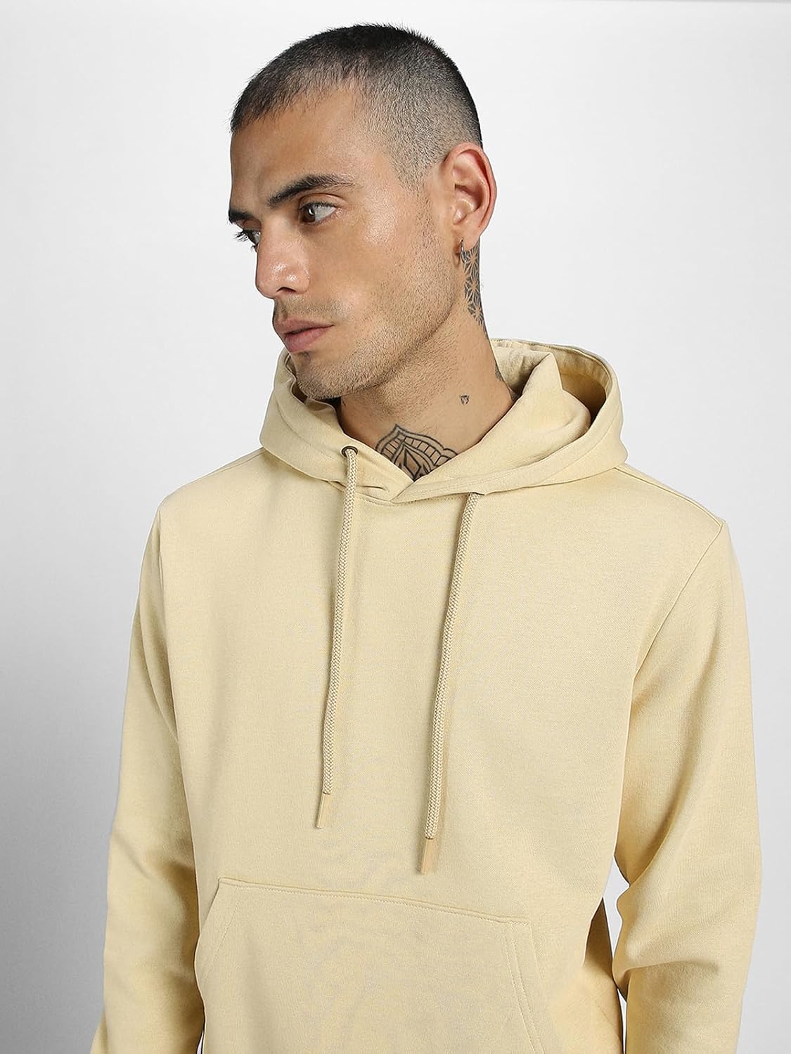 Veirdo® 280 GSM Cotton Fleece | Hooded Neck Full Sleeve | Regular Fit Sweatshirt | Solid Hoodie for Men | Sizes: S to 3XL