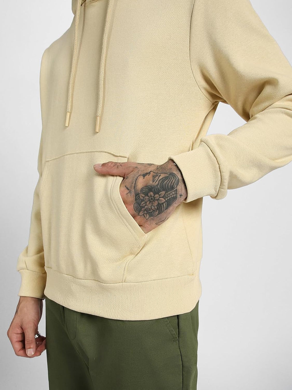 Veirdo® 280 GSM Cotton Fleece | Hooded Neck Full Sleeve | Regular Fit Sweatshirt | Solid Hoodie for Men | Sizes: S to 3XL